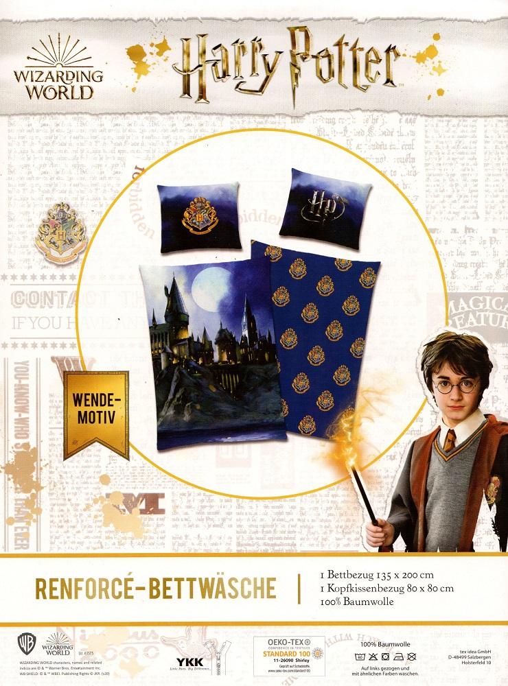Bettwäsche Harry Potter - Hogwarts